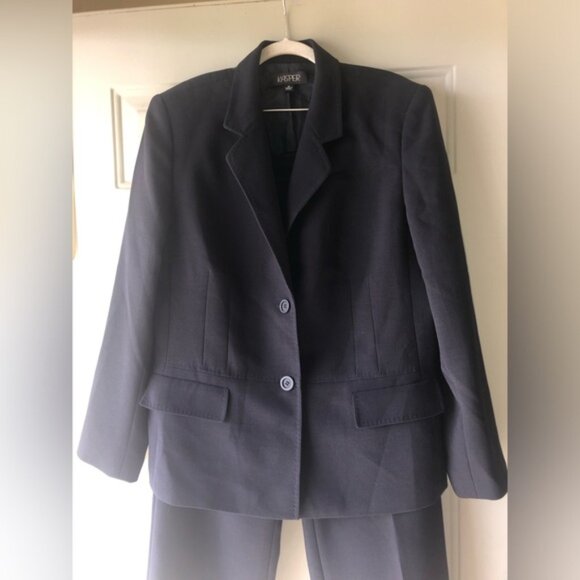 Kasper black career pant suit size 16 - Picture 1 of 4